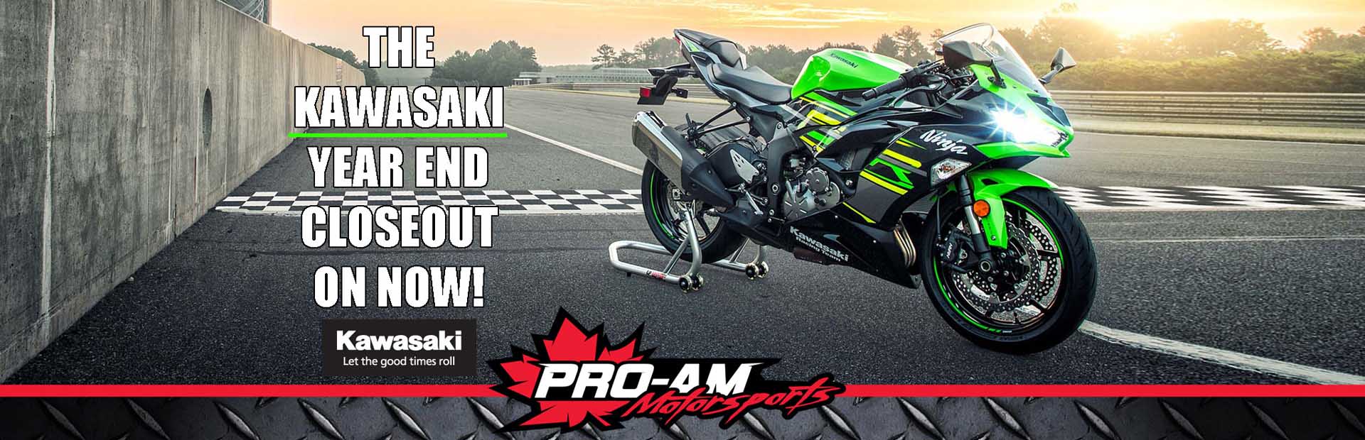 Kawasaki Year End Clearout Event!