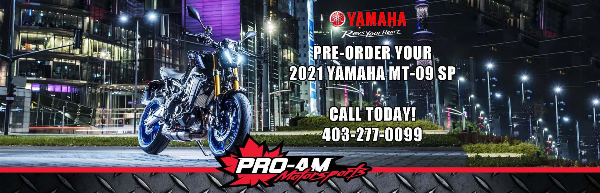 Pre-Order Your 2021 Yamaha MT-09 SP Today!